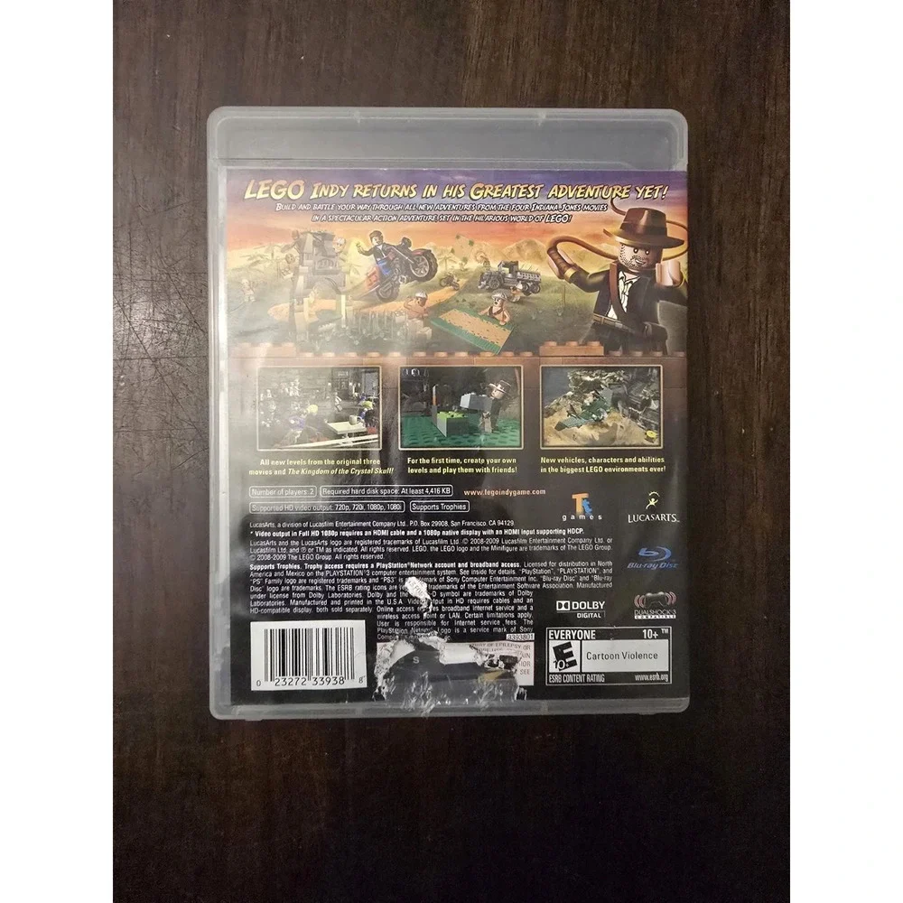 LEGO Indiana Jones 2: The Adventure Continues (PS3 PlayStation 3) Complete CIB